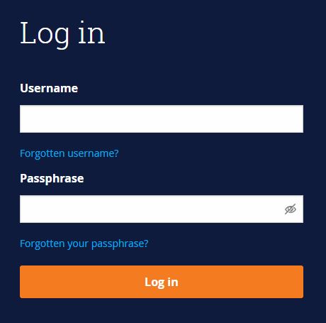 login pop up